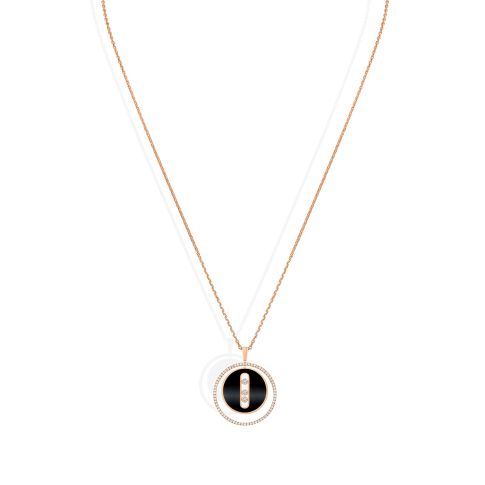 MESSIKA Kette Diamant Roségold Lucky Move Mm Onyx Roségold - Front
