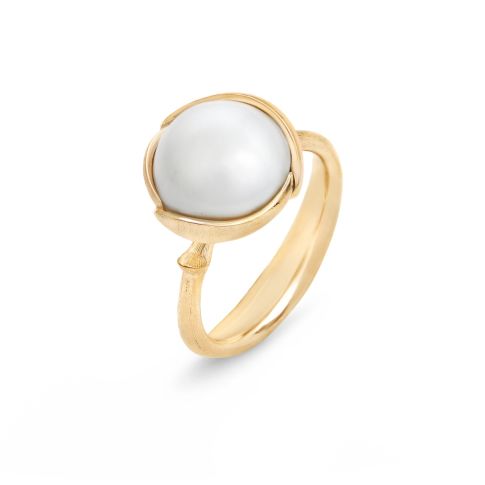 Ole Lynggaard Lotus Ring Perle Klein - Front
