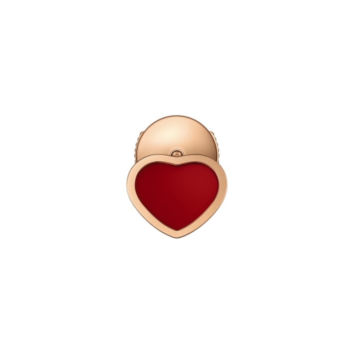 Chopard My Happy Hearts Single Ohrring Karneol - Front
